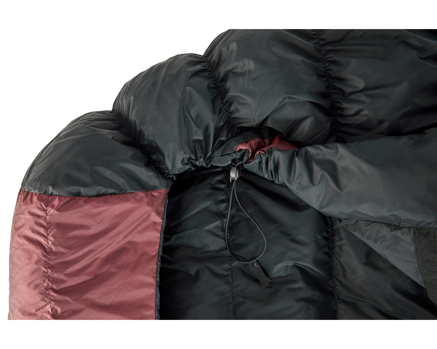 Voyage 300 sleeping bag (RIGHT ZIP) - Ribbon red / Black