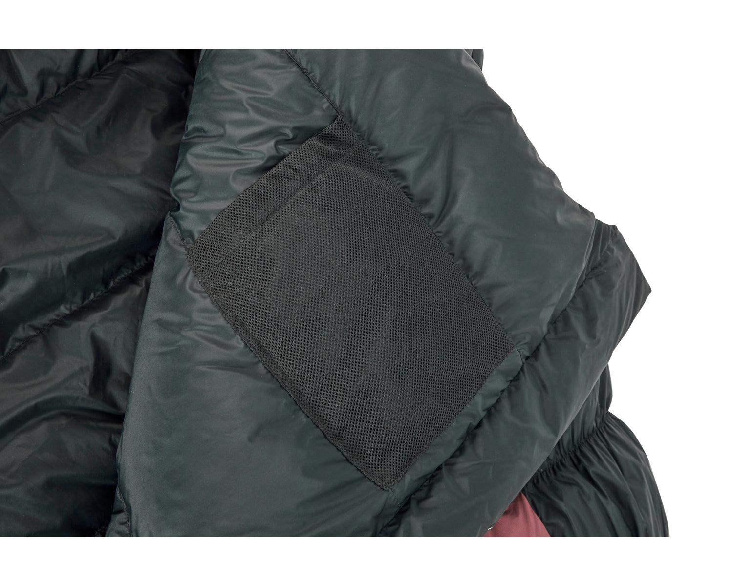 Voyage 500 sleeping bag (RIGHT ZIP) - Ribbon red / Black